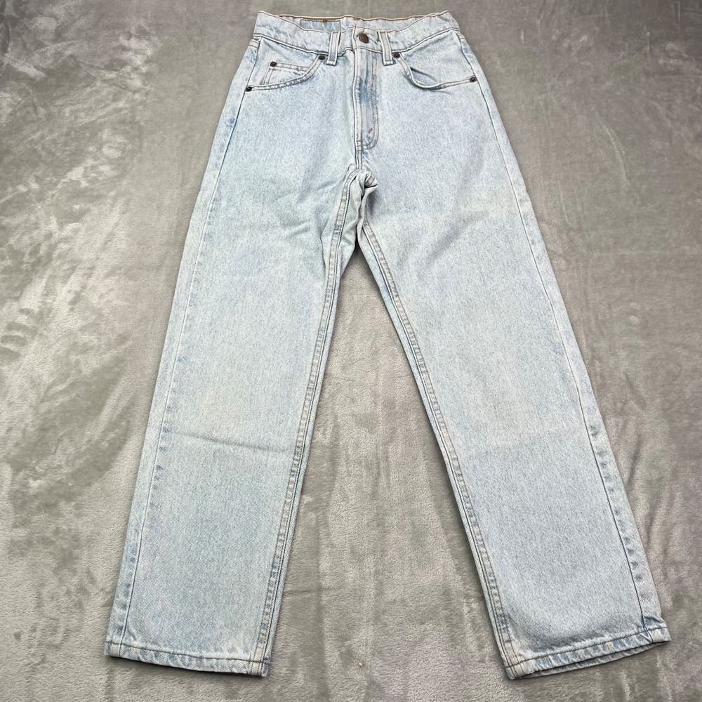 VTG Levis 560 Jeans Women 14 Blue Loose Fit Straight Leg Orange Tab Made in USA - Picture 2 of 10